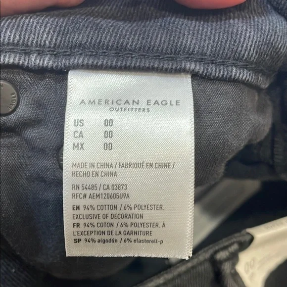 American Eagle Outfitters Black Denim Mini Skirt - Picture 10 of 10